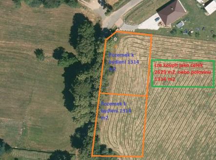 Prodej pozemku pro bydlení, 2 629 m²