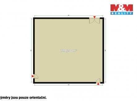 Pronájem kanceláře, 198 m²