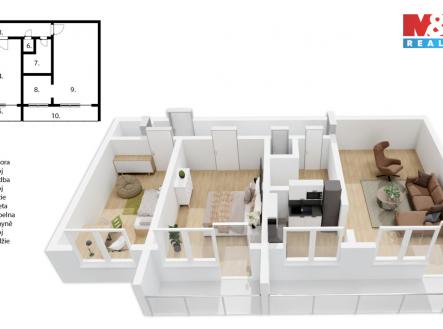 Prodej bytu, 3+1, 82 m²