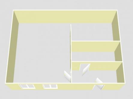 Pronájem bytu, 1+kk, 34 m²