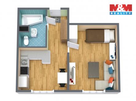 Prodej bytu, 1+1, 35 m²