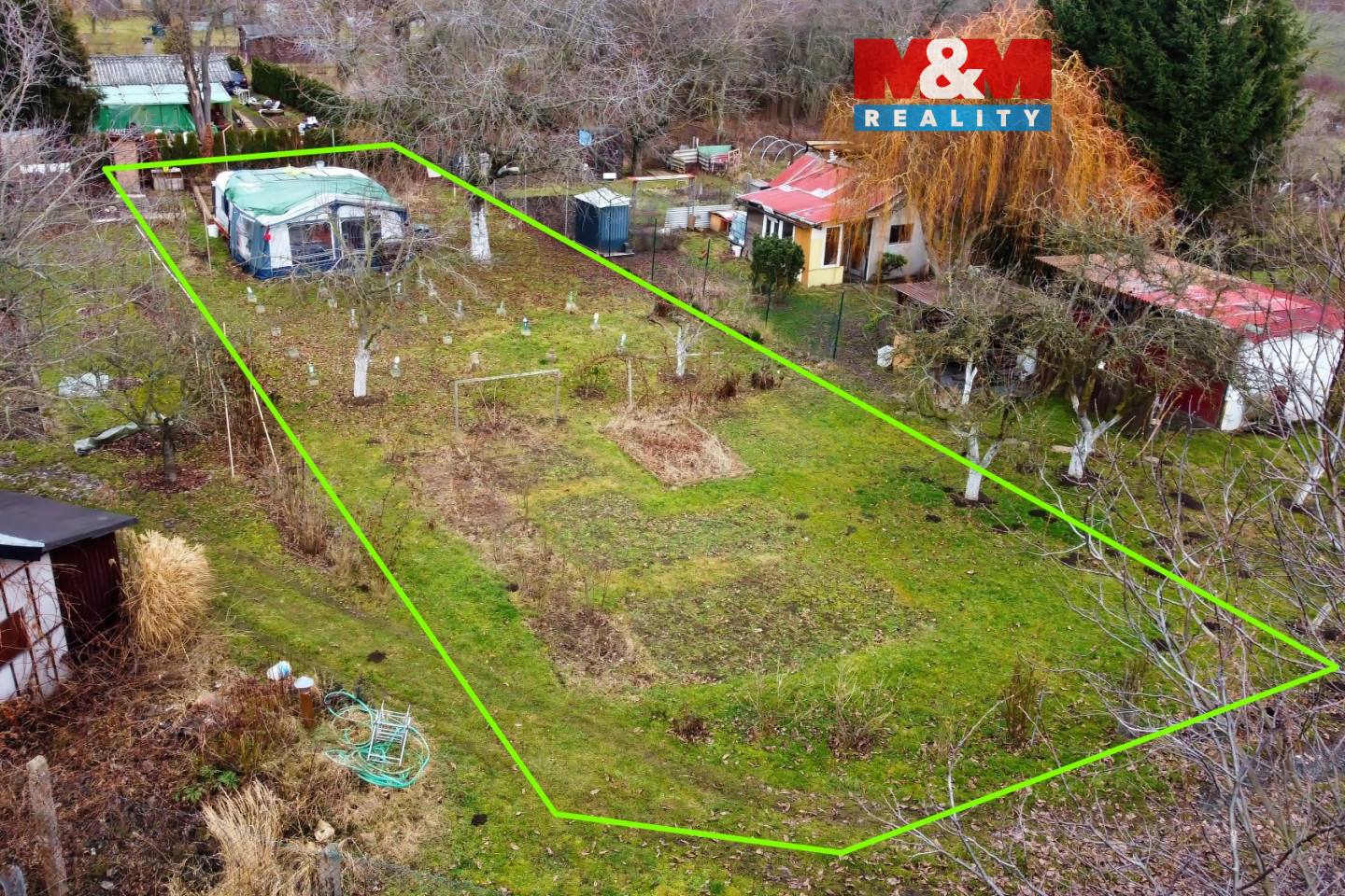 prostorná zahrádka