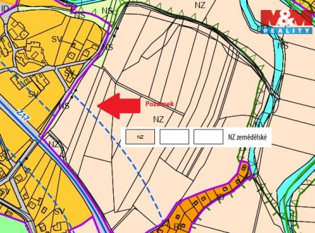 Prodej pozemku, zemědělská půda, 3 418 m²