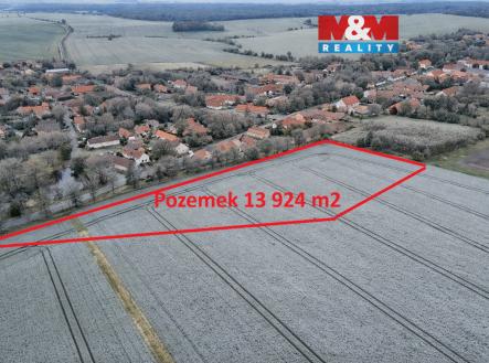 Prodej pozemku, zemědělská půda, 13 924 m²