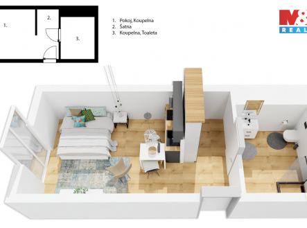 Prodej bytu, 1+kk, 34 m²