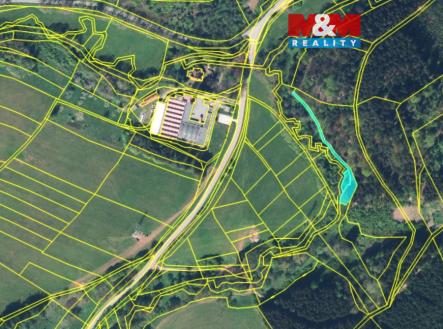 Prodej pozemku, les, 640 m²