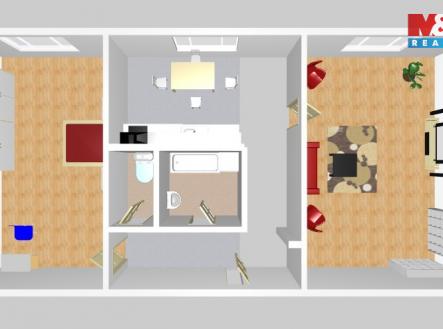 Prodej bytu, 2+1, 54 m²