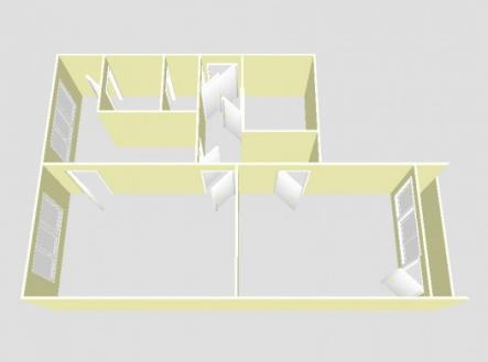 Pronájem bytu, 2+1, 63 m²