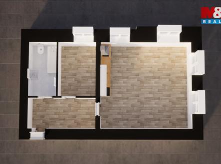 Prodej bytu, 2+kk, 50 m²