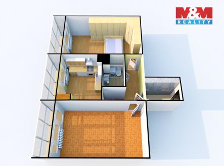 Prodej bytu, 2+1, 60 m²