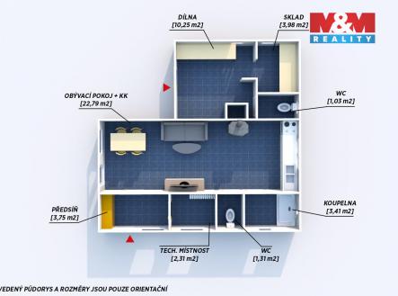 Prodej chaty/rekreačního objektu, 58 m²