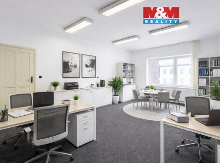 Pronájem kanceláře, 56 m²