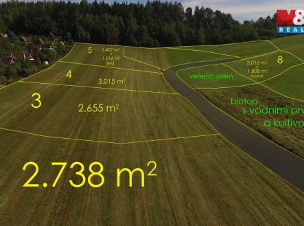 Prodej pozemku pro bydlení, 2 738 m²