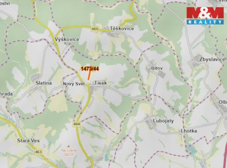 Prodej pozemku, zemědělská půda, 1 163 m²