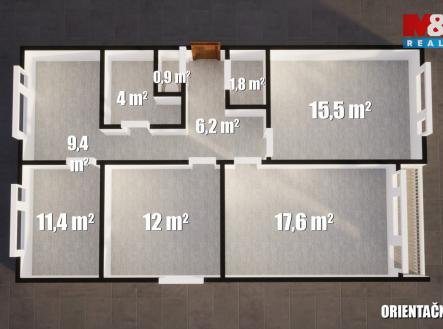 Prodej bytu, 4+1, 88 m²