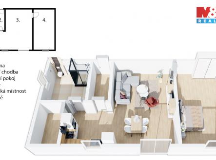 Prodej bytu, 2+kk, 79 m²