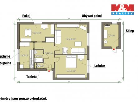 Prodej bytu, 3+1, 72 m²