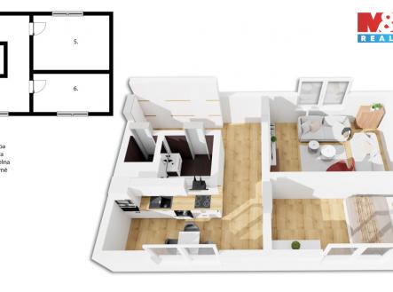 Prodej bytu, 2+1, 56 m²