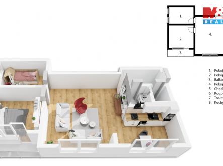 Prodej bytu, 3+1, 57 m²