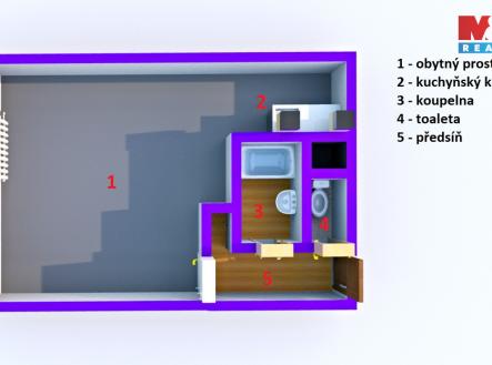 Prodej bytu, 1+kk, 31 m²