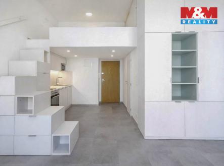 Pronájem bytu, 1+kk, 26 m²