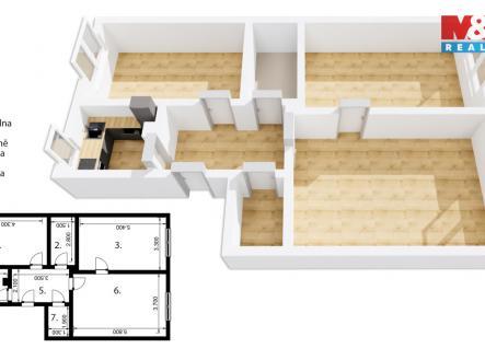 Prodej bytu, 3+kk, 78 m²