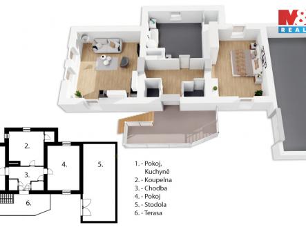 Prodej chaty/rekreačního objektu, 107 m²
