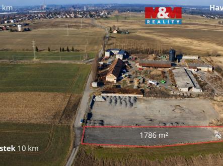 Pronájem pozemku pro komerční výstavbu, 1 786 m²