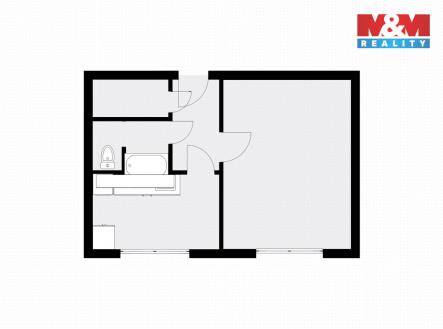 Pronájem bytu, 1+1, 37 m²