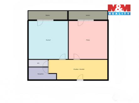 Prodej bytu, 1+1, 51 m²