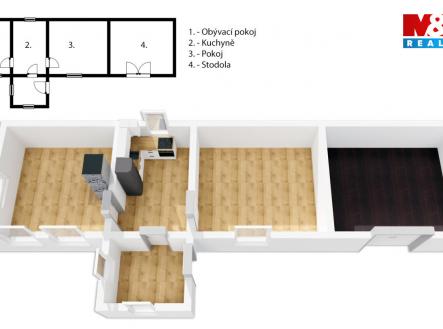 Prodej chaty/rekreačního objektu, 67 m²