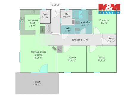 Prodej domu/vily, 96 m²