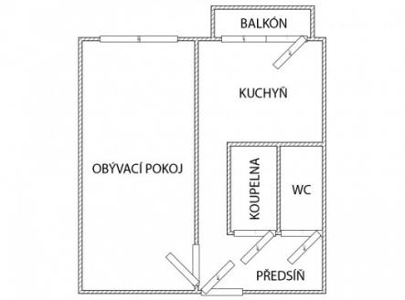 Prodej bytu, 1+1, 42 m²