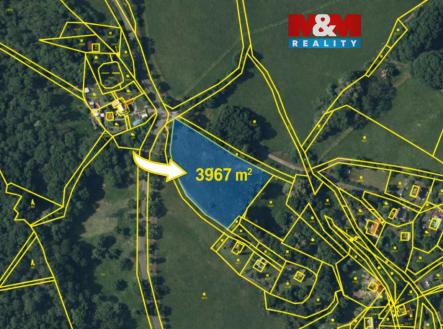 Prodej pozemku, trvalý travní porost, 3 967 m²