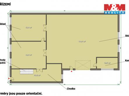 Pronájem skladovací prostor, 360 m²