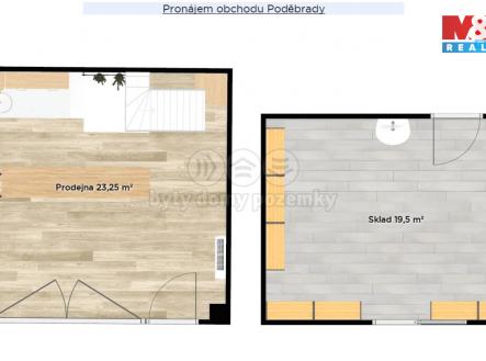 Pronájem obchodní prostor, 42 m²