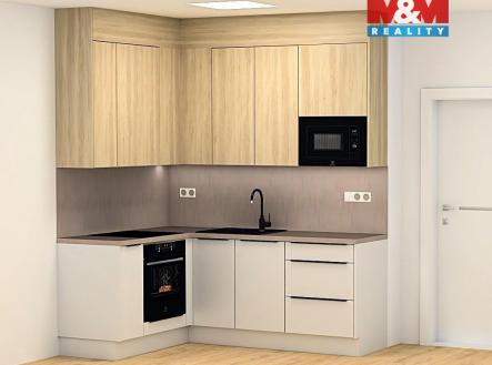 Pronájem bytu, 1+kk, 34 m²