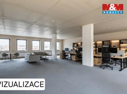 Pronájem kanceláře, 244 m²
