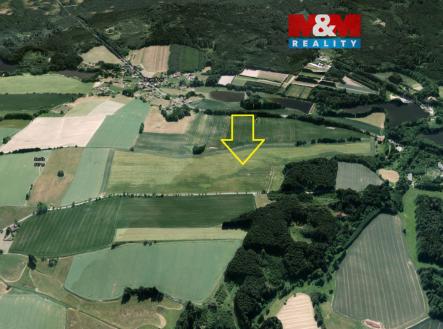 Prodej pozemku, zemědělská půda, 1 744 m²