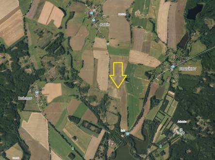 Prodej pozemku, zemědělská půda, 1 744 m²