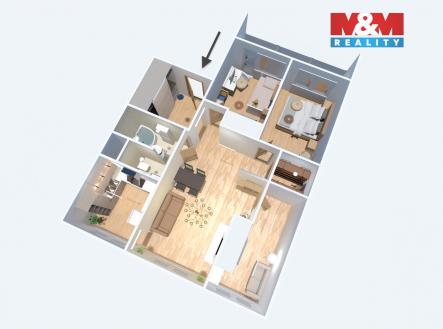 Prodej bytu, 4+1, 81 m²