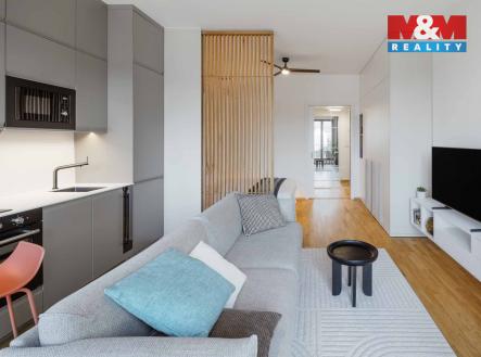 Pronájem bytu, 1+kk, 38 m²