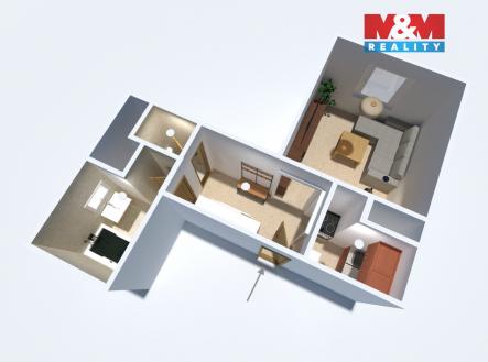 Pronájem bytu, 1+kk, 26 m²