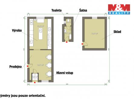 Pronájem obchodní prostor, 65 m²