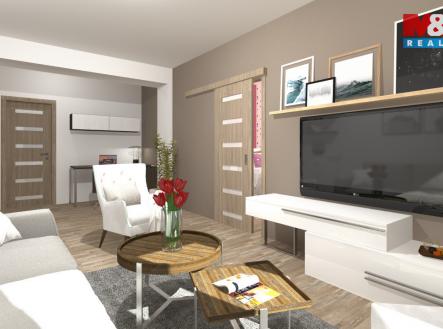 Pronájem bytu, 3+1, 68 m²