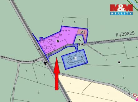 Prodej pozemku, les, 3 807 m²