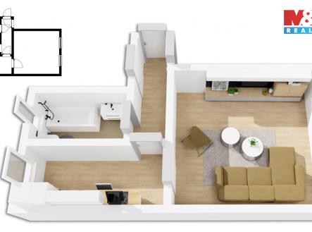 Prodej bytu, 1+1, 39 m²