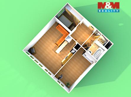 Pronájem bytu, 3+kk, 63 m²