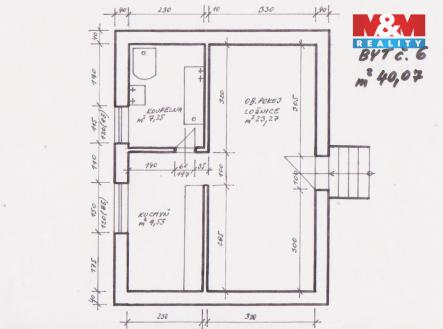 Pronájem bytu, 1+1, 40 m²