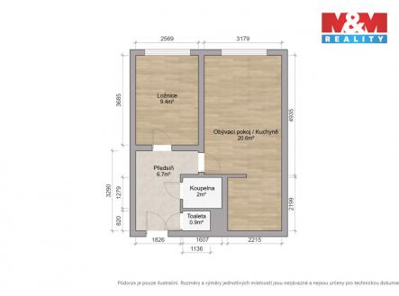 Prodej bytu, 2+kk, 41 m²